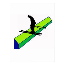 Ski the Rocks Post Cards