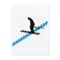 Ski the Slider Post Cards