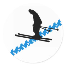 Ski the Slider Sticker