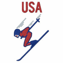 Ski USA - Customizable Embroidered Polo Shirt