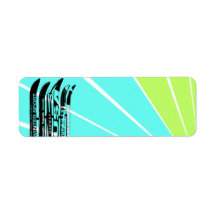Ski Winter Sport Label