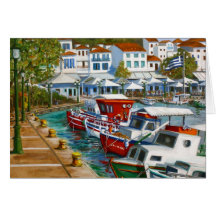 Skiathos Old Port Cards