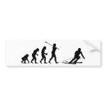 Skier bumper stickers