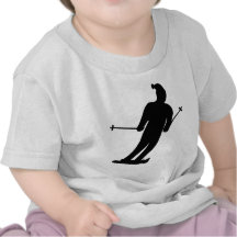 skier icon t-shirts