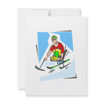 Skier Personalized Announcement