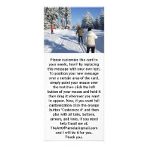 Skiers rack cards