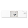 Skiers shadow bumper sticker