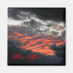 Skies Afire: Sunset - Magnet #2