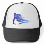 Skifahrer skier baseball mütze
