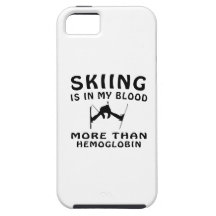 Skiing Design iPhone 5 Case