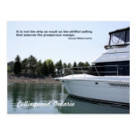Skilful Sailing Postcard