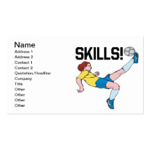 Skills Business Card Template
