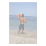 Skimboarder Contemplation Custom Stationery
