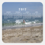 Skimboarder Success; 2012 Calendar Square Sticker
