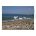 Skimboarder Success; Customizable Greeting Cards