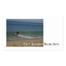 Skimming the Surf Business Card Template