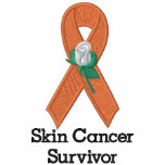 Skin Cancer Awareness :: Embroider Orange Ribbon 2 embroidered shirts