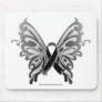 Skin Cancer Butterfly Ribbon Mouse Mat