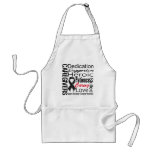 Skin Cancer Caregivers Collage aprons