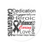 Skin Cancer Caregivers Collage stickers
