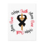 Skin Cancer Faith Hope Love Cross Postcards