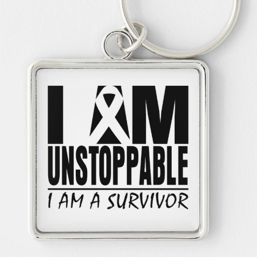 Skin Cancer I Am Unstoppable Key Chains