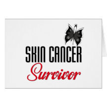Skin Cancer Survivor Butterfly Card