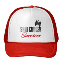 Skin Cancer Survivor Butterfly Mesh Hat