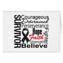 Skin Cancer Survivor Collage Card