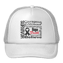 Skin Cancer Survivor Collage Hat