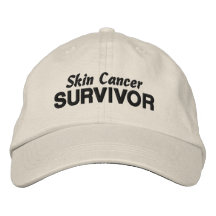 Skin Cancer Survivor Embroidered Hats