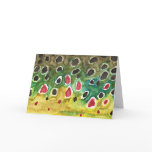 Skin of Brown Trout Fish cards