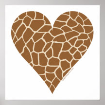 Skin Pattern, Colours of the Giraffe Poster