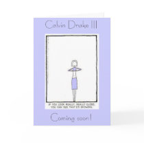 Skinny Blue Mommy Card
