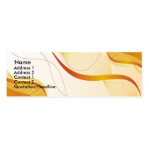 Skinny Business Card Abstract 1 business cards