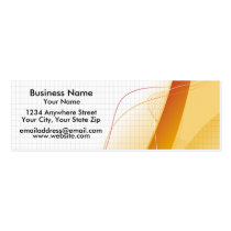Skinny Business Card Abstract 2 business cards