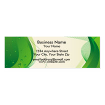 Skinny Business Card Abstract 2 business cards