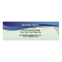 Skinny Business Card Abstract 3 business cards