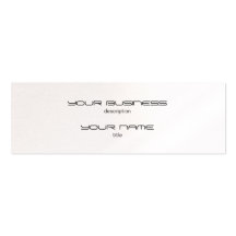 Skinny Business Card Luxury Excutive Pearl