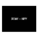 Skinny < happy post card