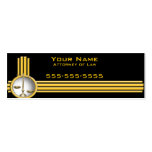 Skinny Law Card Business Card Templates