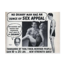 Skinny Men Post Card