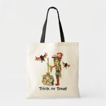 Skinny Witch Trick or Treat Bag