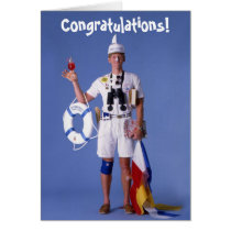Skip Sayles™_sailing-themed Congratulations card cards