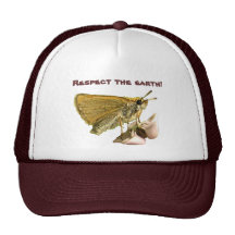 Skipper on Milkweed Earth Cap Hat