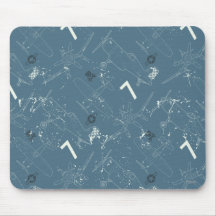 Skipper Pattern Mousepad
