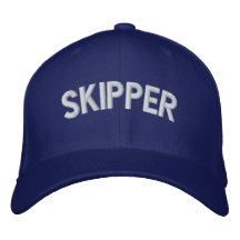 Skipper text baseball cap