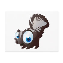 Skippy The Skunk Postcard