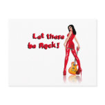 Skirt Babe A Let there BE skirt Postcard