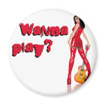 Skirt Babe A wanna play Magnet